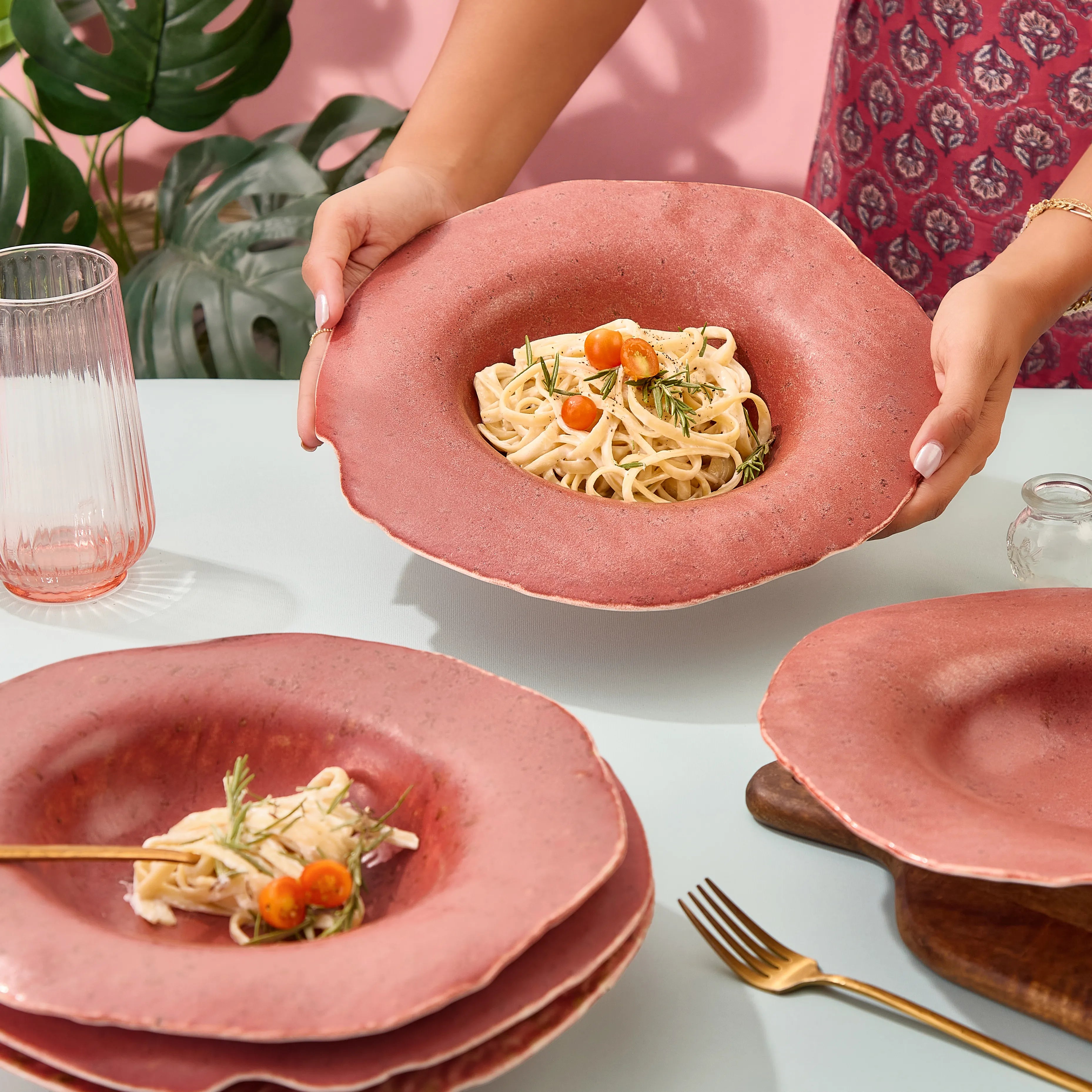 Pasta Sauce - 6 Pc - Fathy Mahmoud Porcelain 