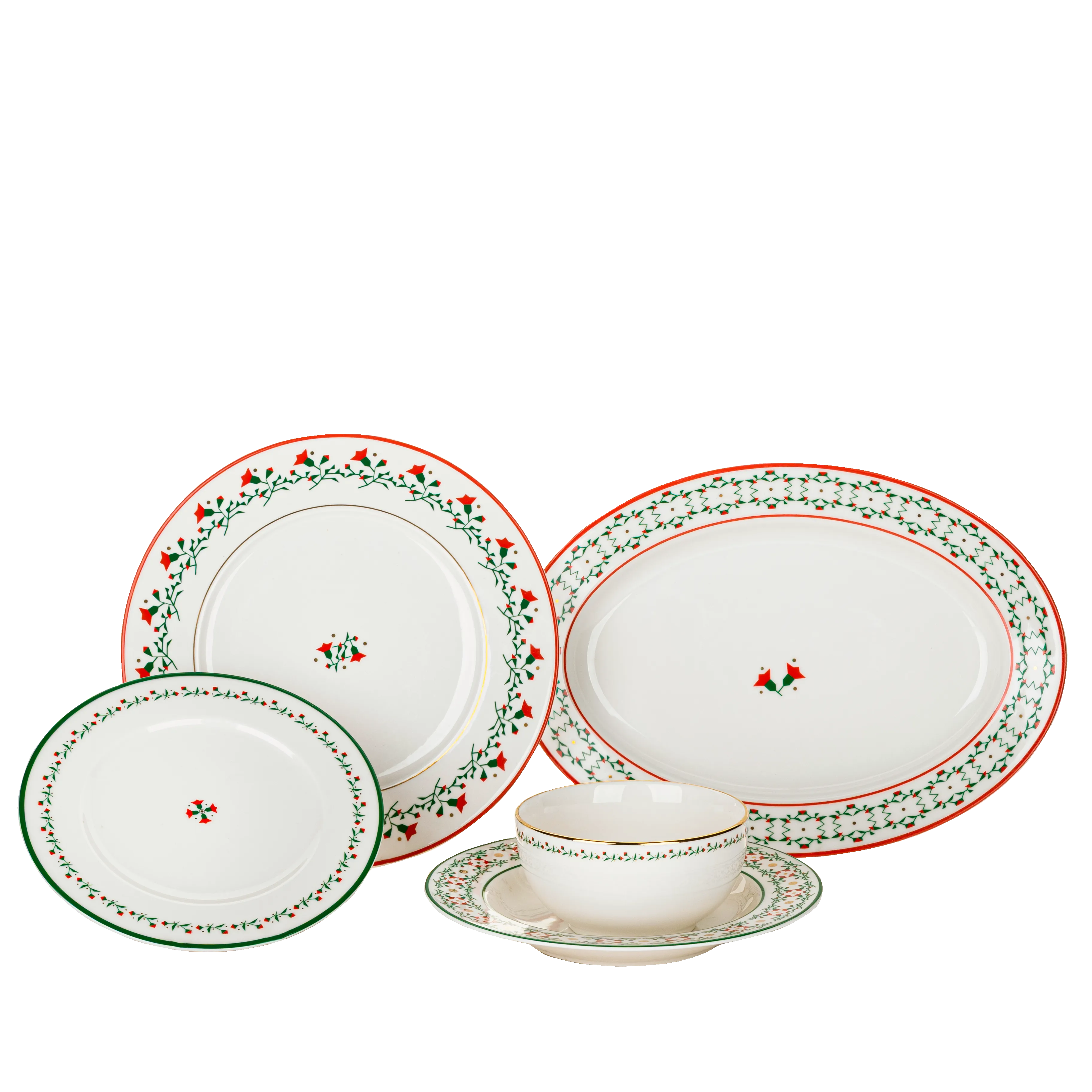 Poinsettia lights - 21 pieces