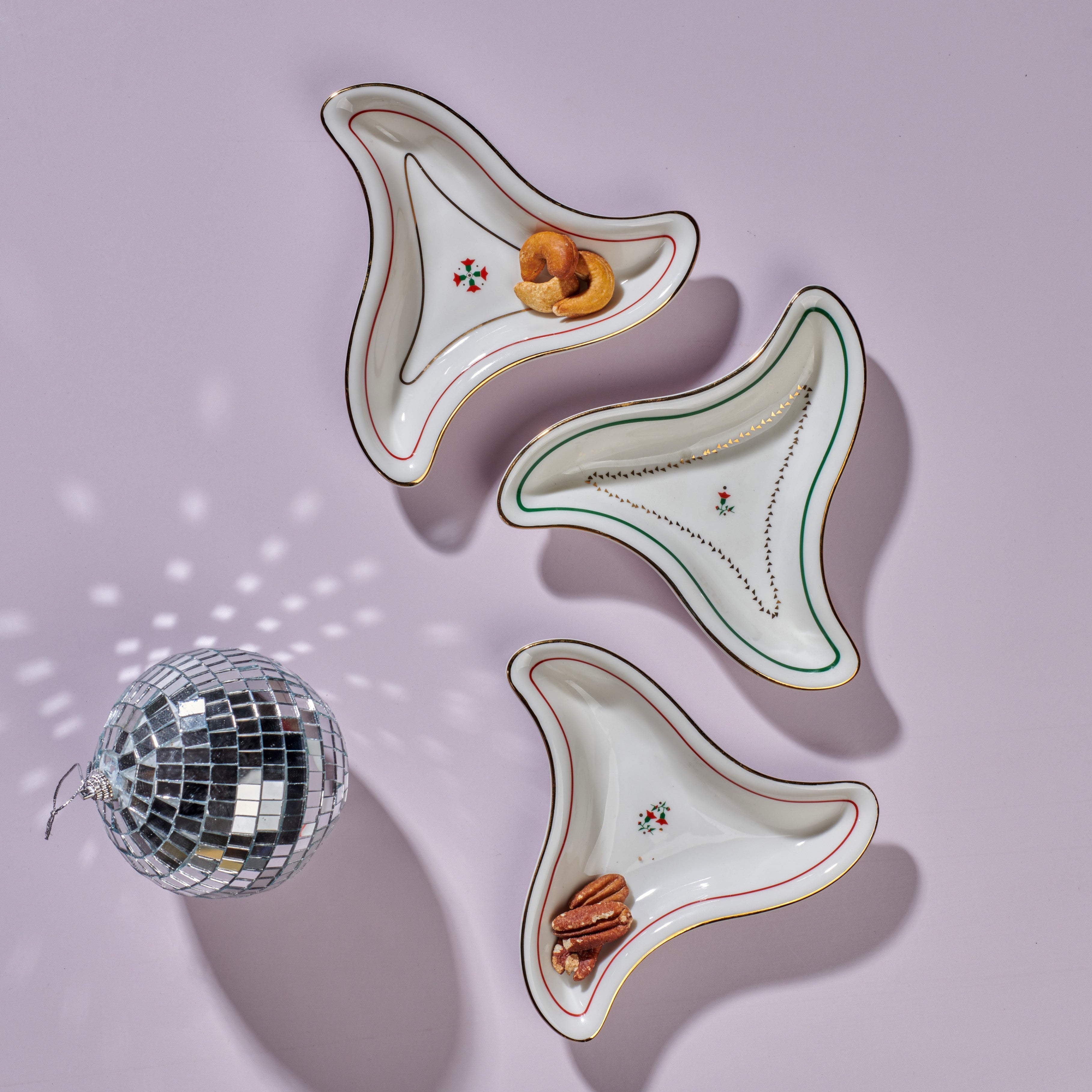 Poinsettia lights - 3 pieces