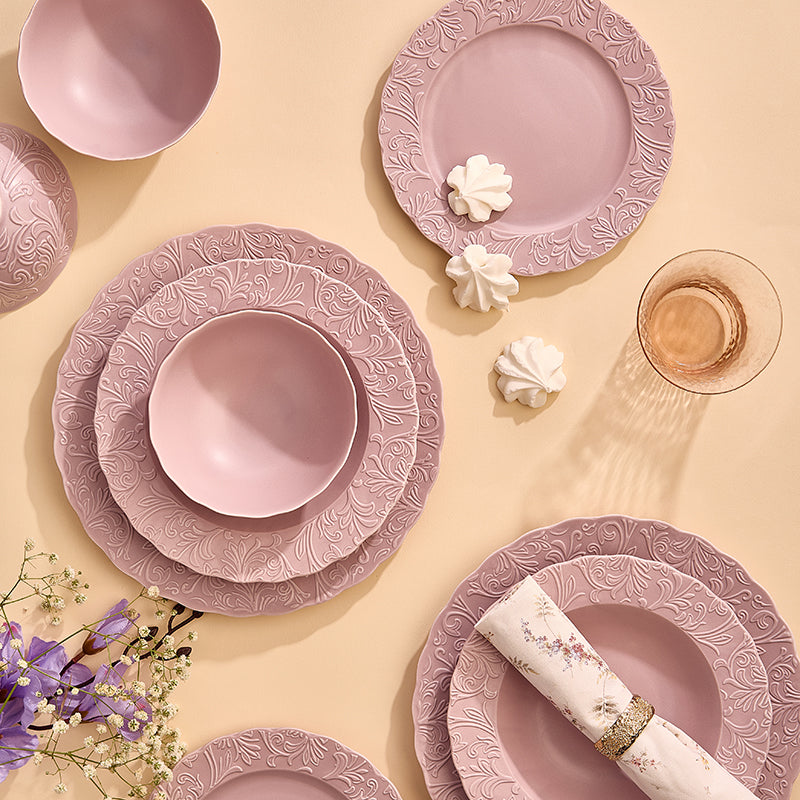 Rosen Lilac - 24 Pc - Fathy Mahmoud Porcelain 