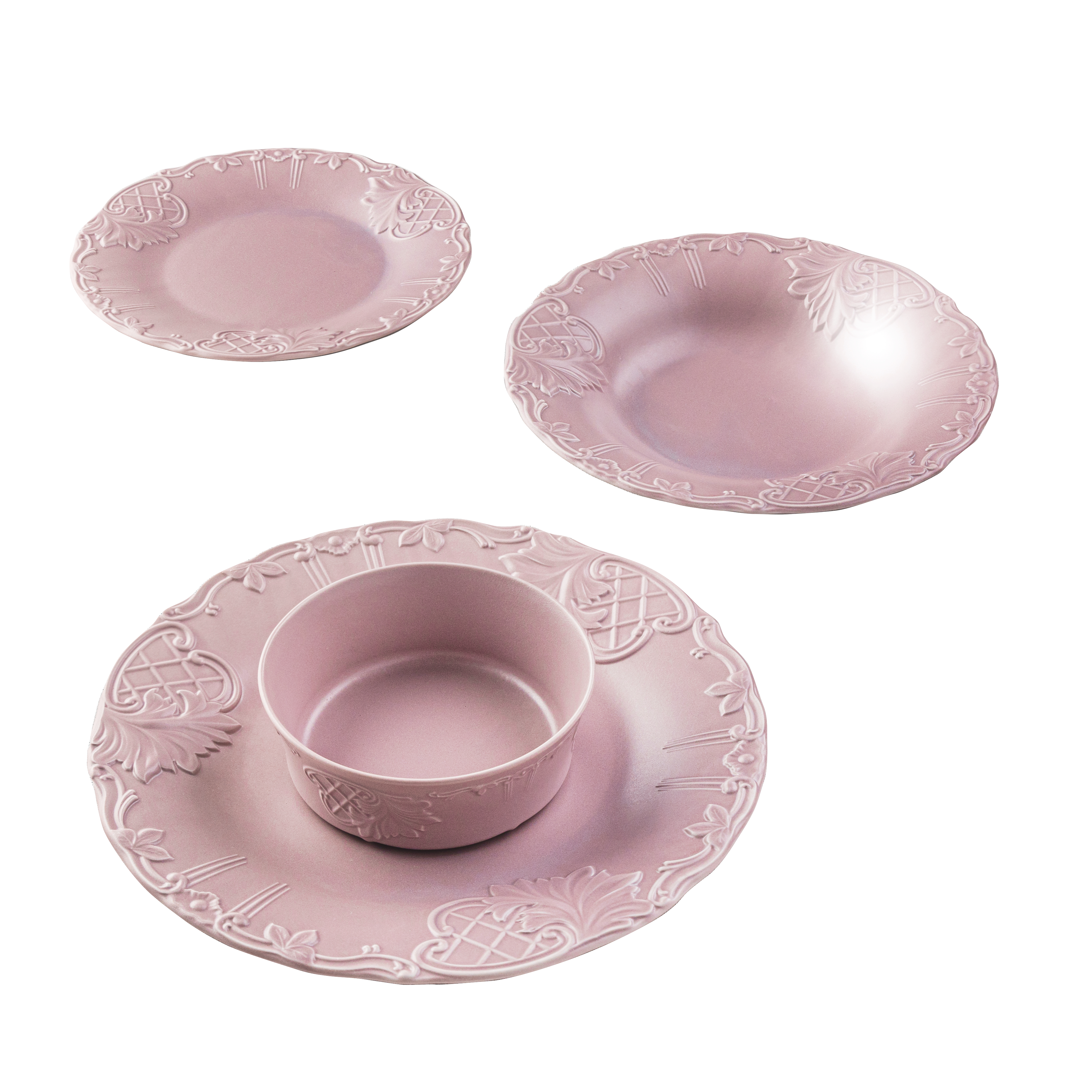 Rosenheim Lilac - 24 Pc - Fathy Mahmoud Porcelain 