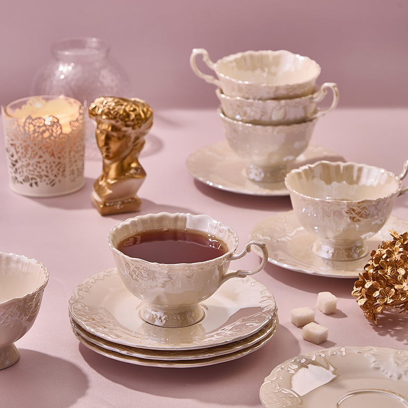 Rosenheim White - 12 Pc - Fathy Mahmoud Porcelain 