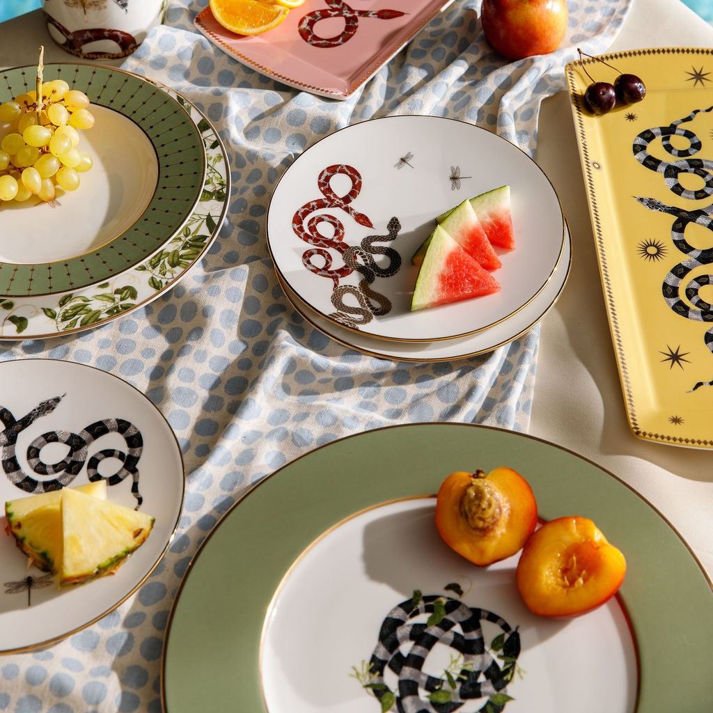 Serpentine - 19 pieces - Fathy Mahmoud Porcelain 