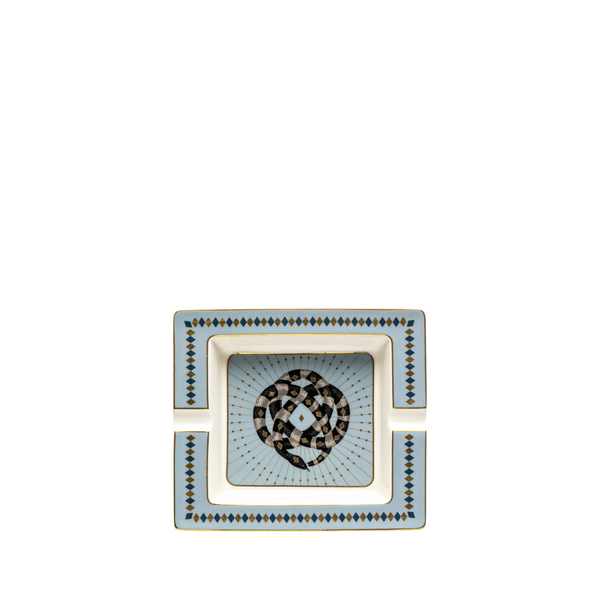 Serpentine ashtray - blue