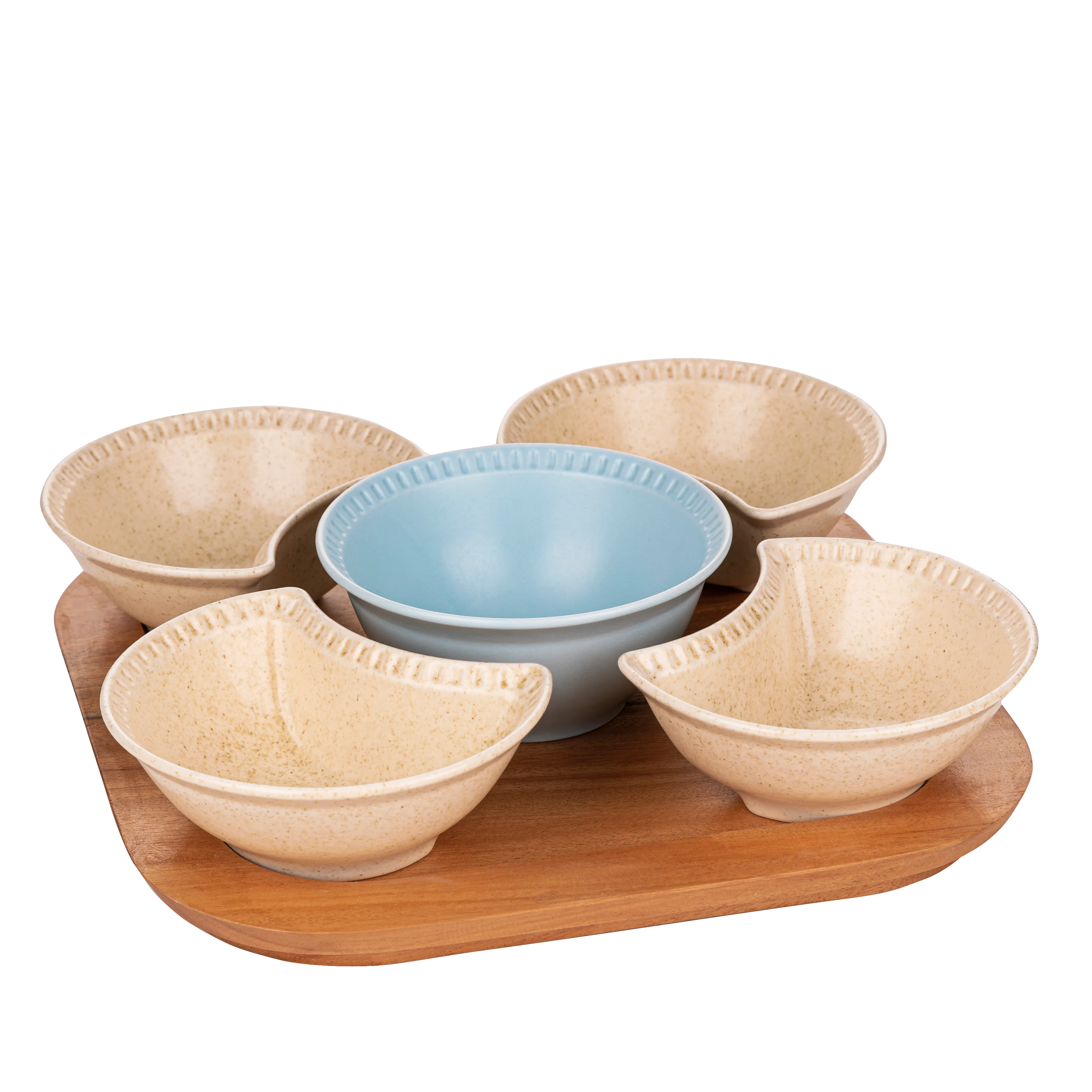 Share Square Tray – 6 Pieces - Fathy Mahmoud Porcelain 