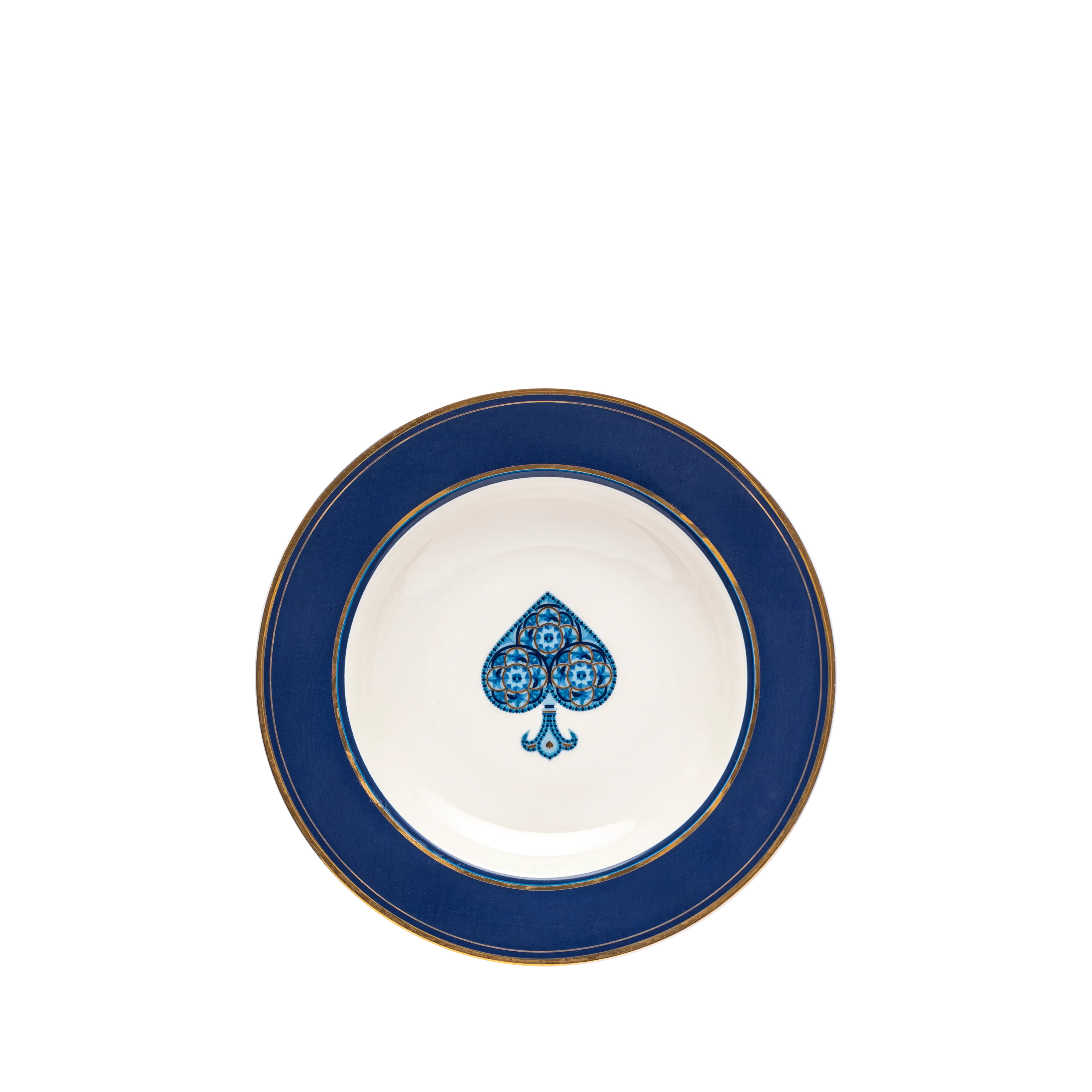 Spade blue - 18 pieces - Fathy Mahmoud Porcelain 