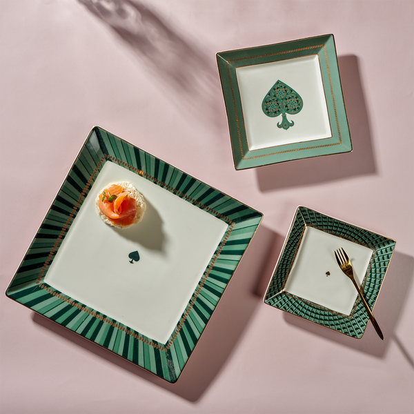 Spade trays green - 3 pieces