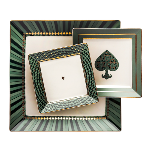 Spade trays green - 3 pieces