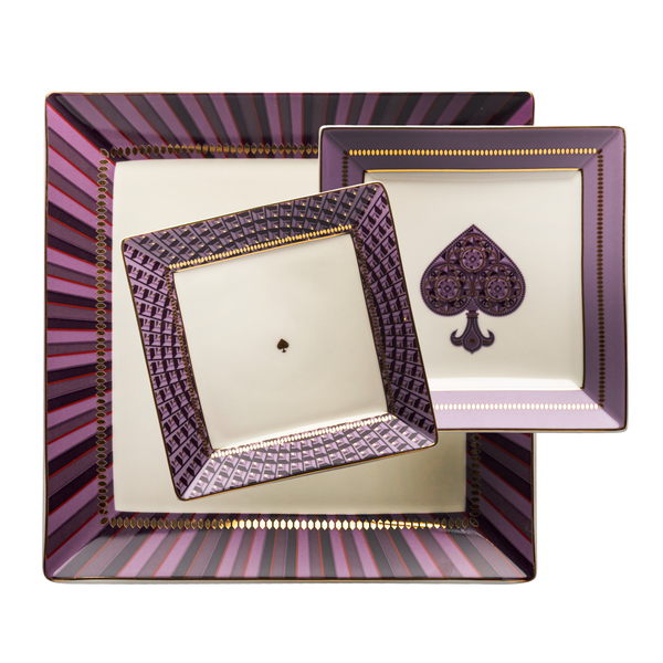 Spade trays purple - 3 pieces