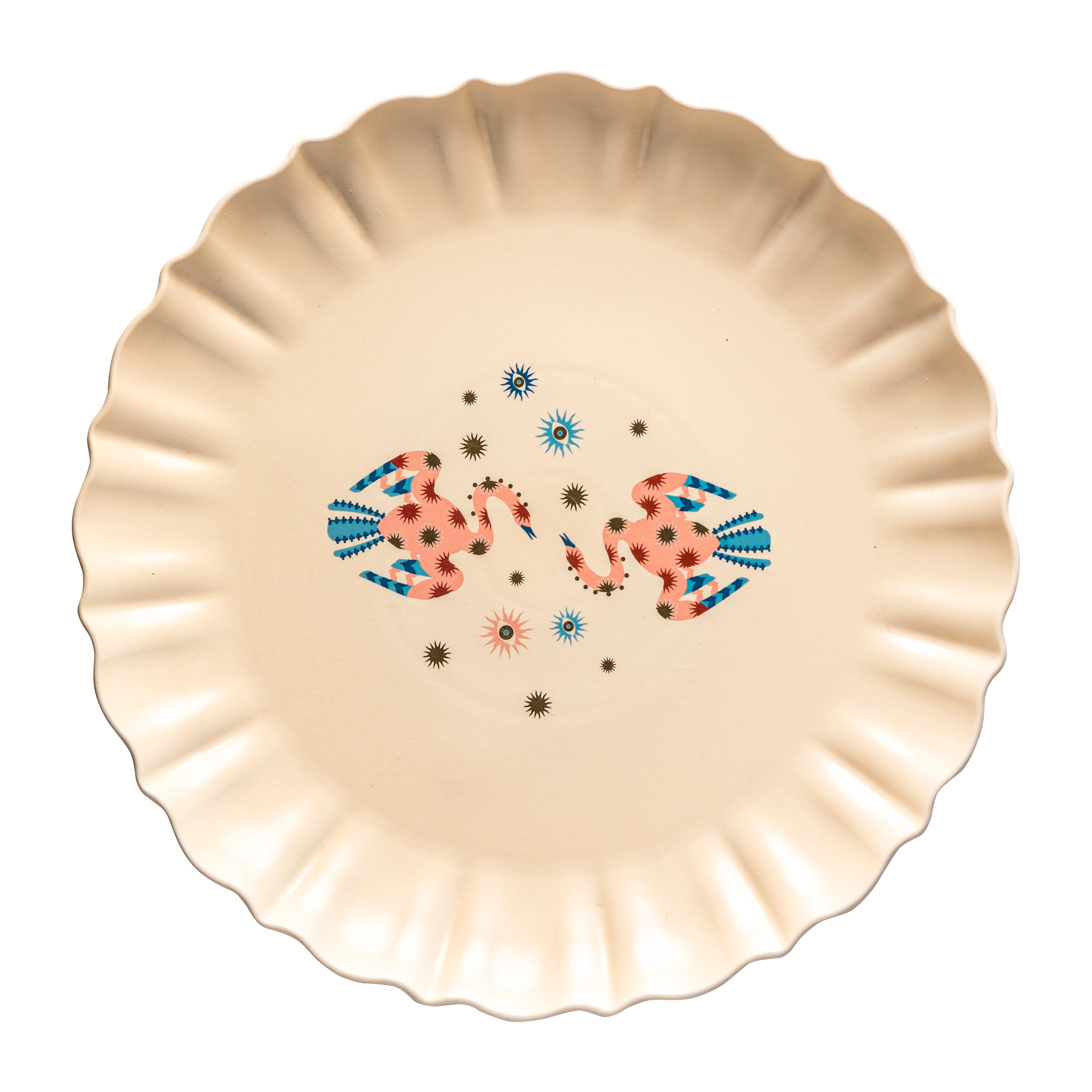 The Birds Serving Bowl - Fathy Mahmoud Porcelain 