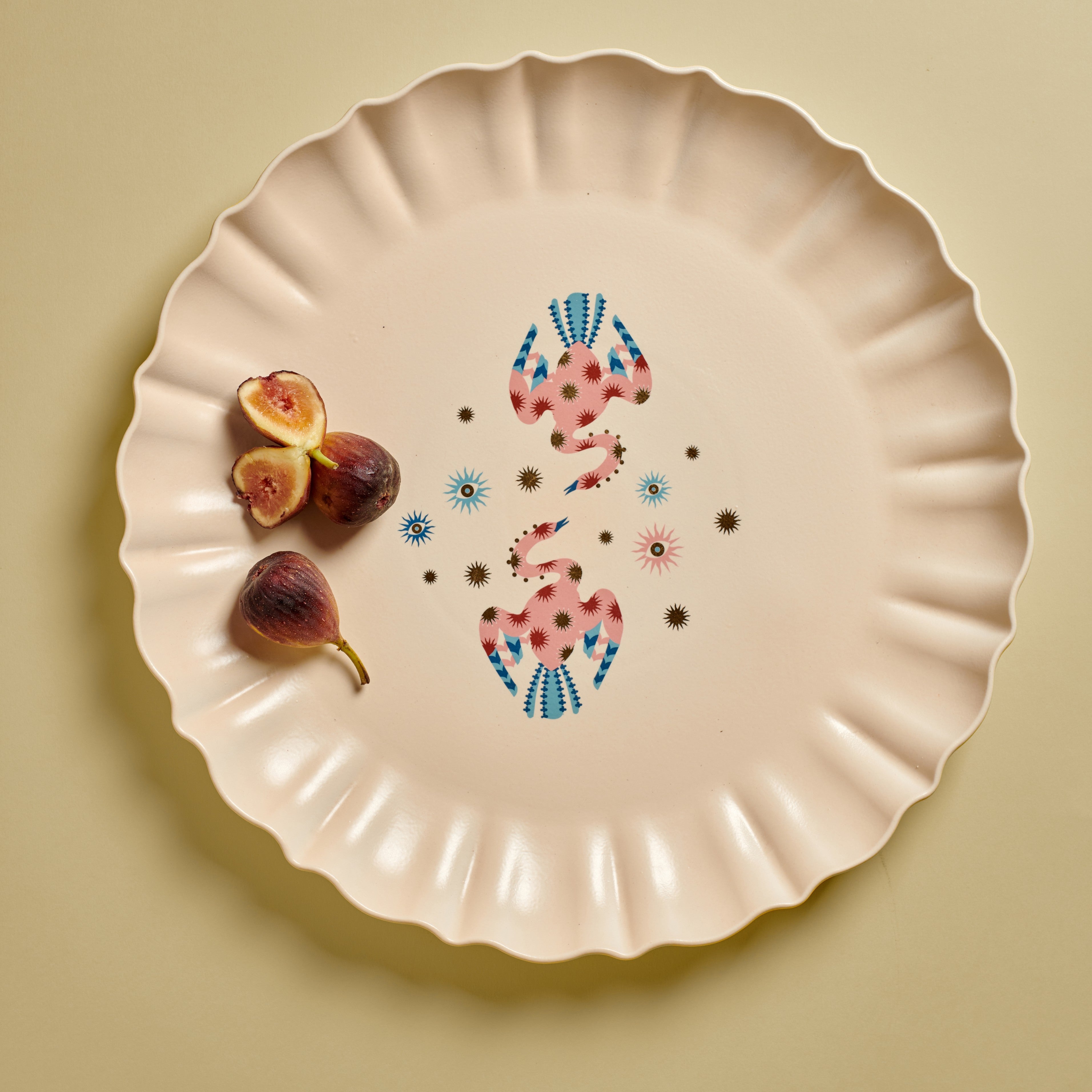 The birds serving bowl - Fathy Mahmoud Porcelain 