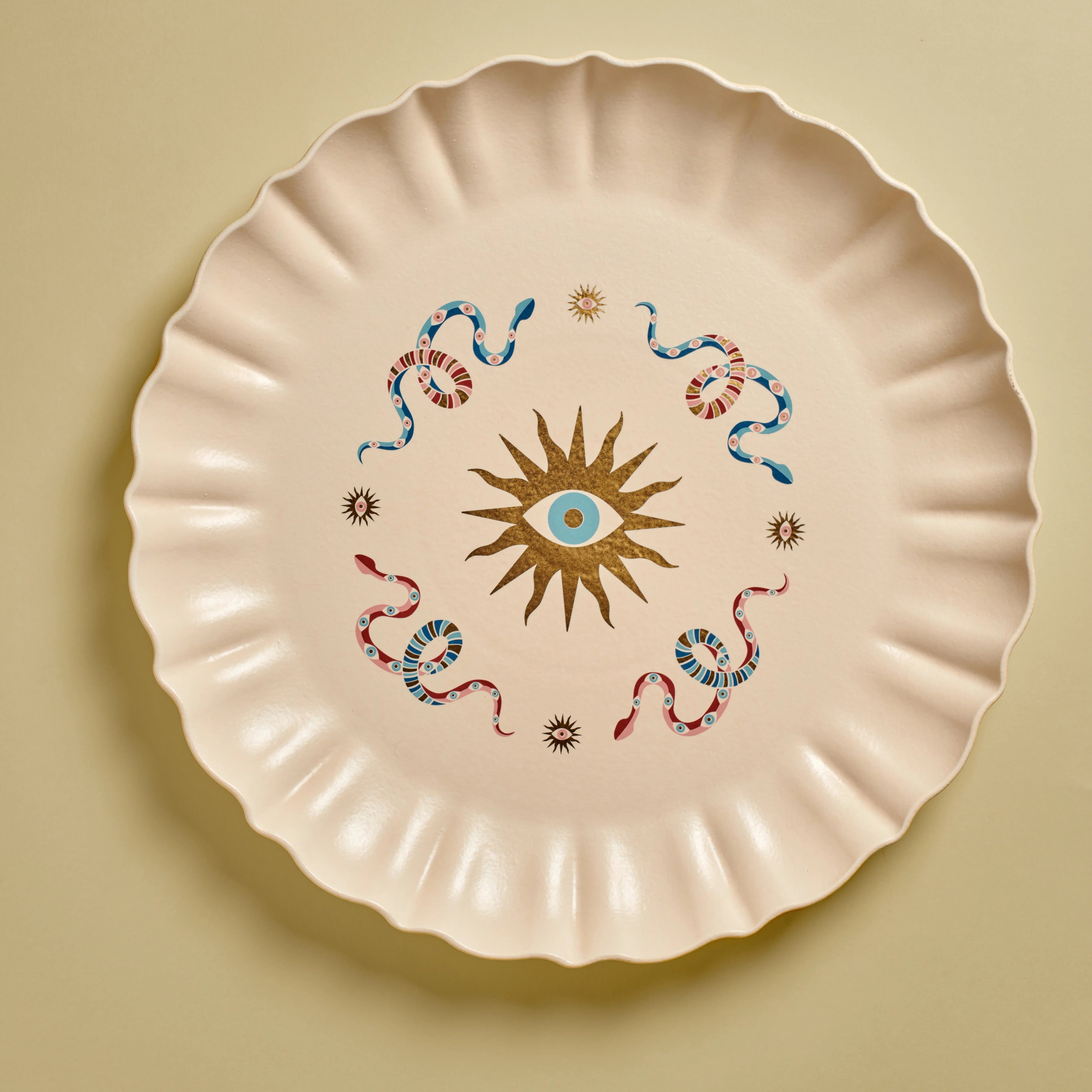 The Eye Serving Bowl - Fathy Mahmoud Porcelain 