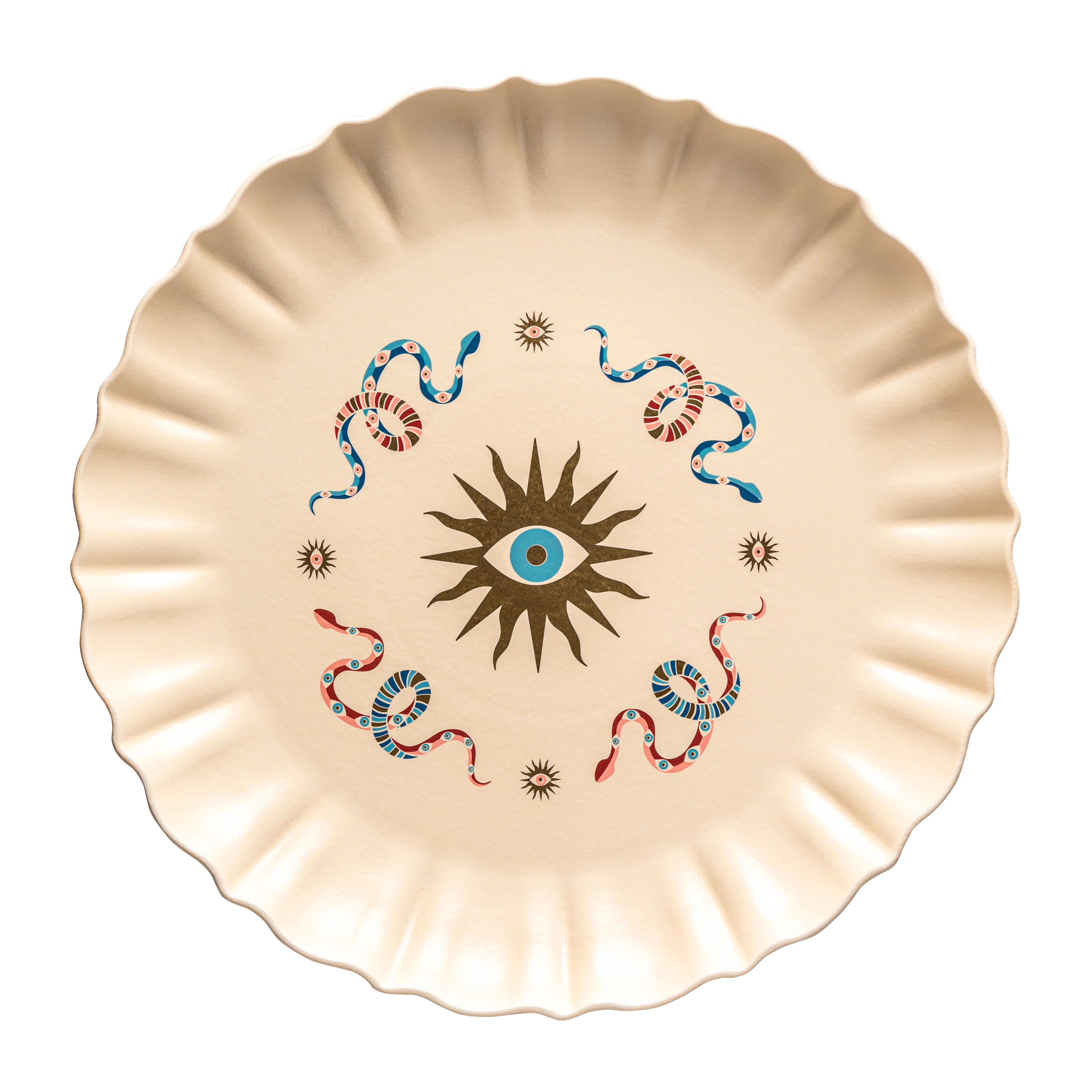 The Eye Serving Bowl - Fathy Mahmoud Porcelain 