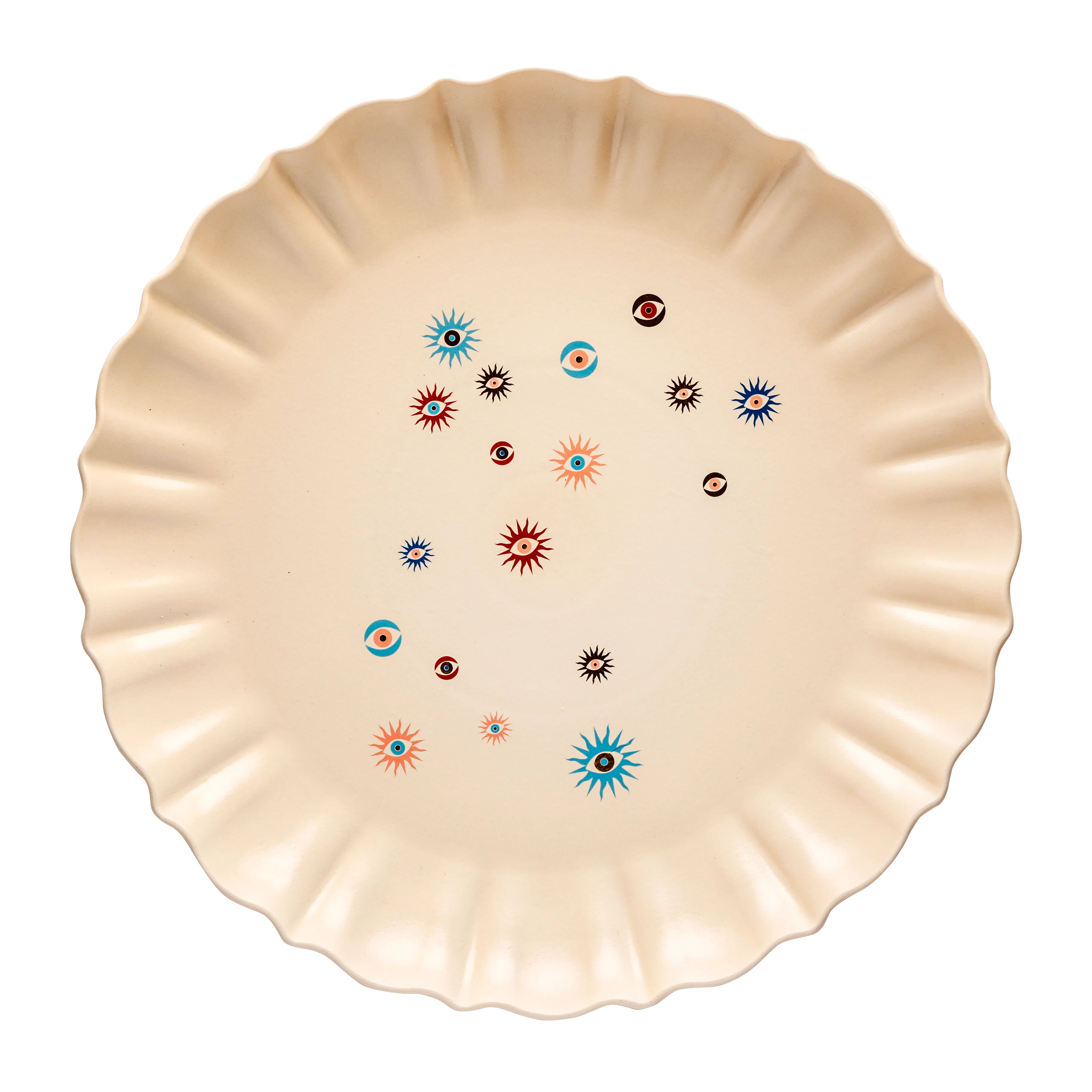 The Eyes Serving Bowl - Fathy Mahmoud Porcelain 