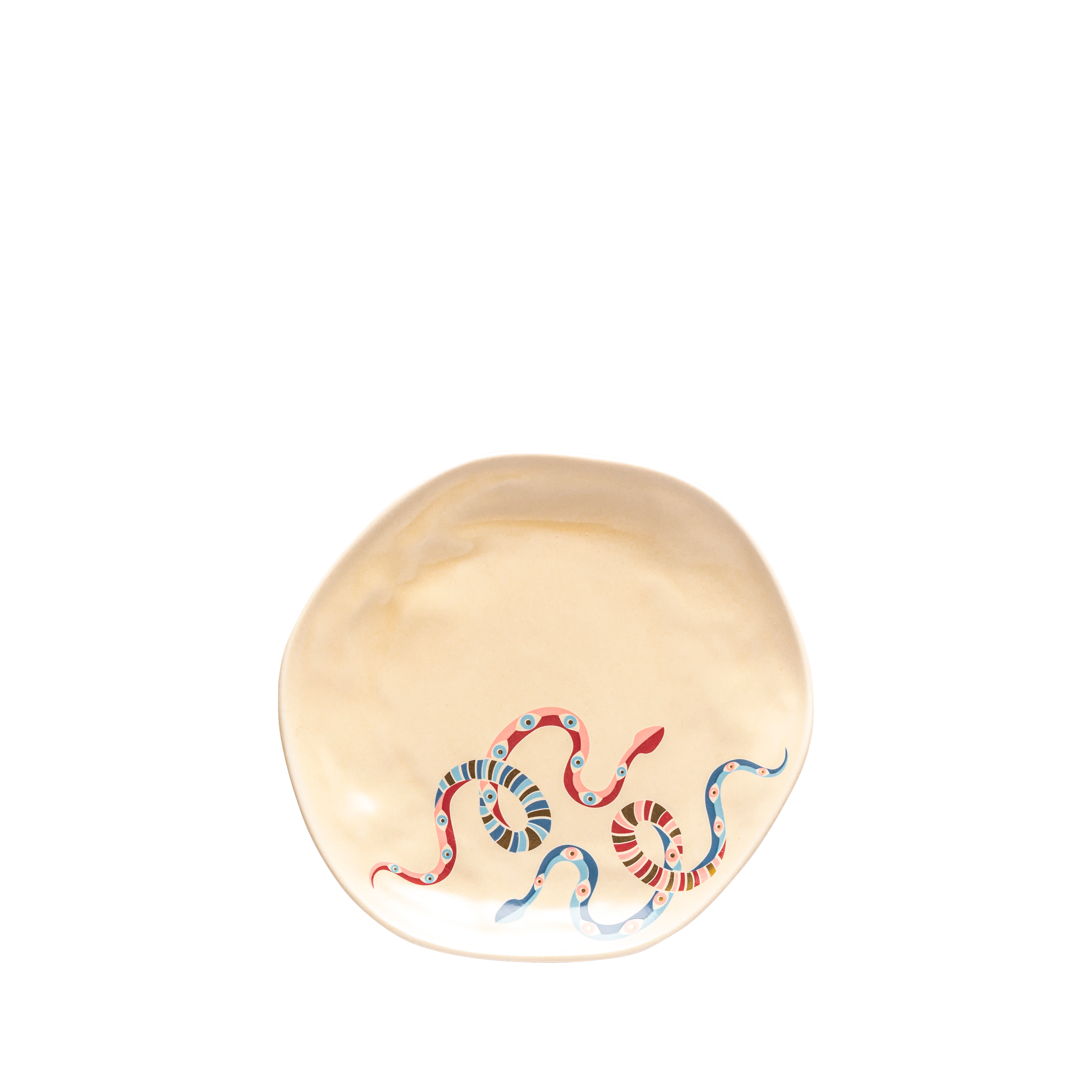 Summer gaze organic dessert set - 6 pieces - Fathy Mahmoud Porcelain 