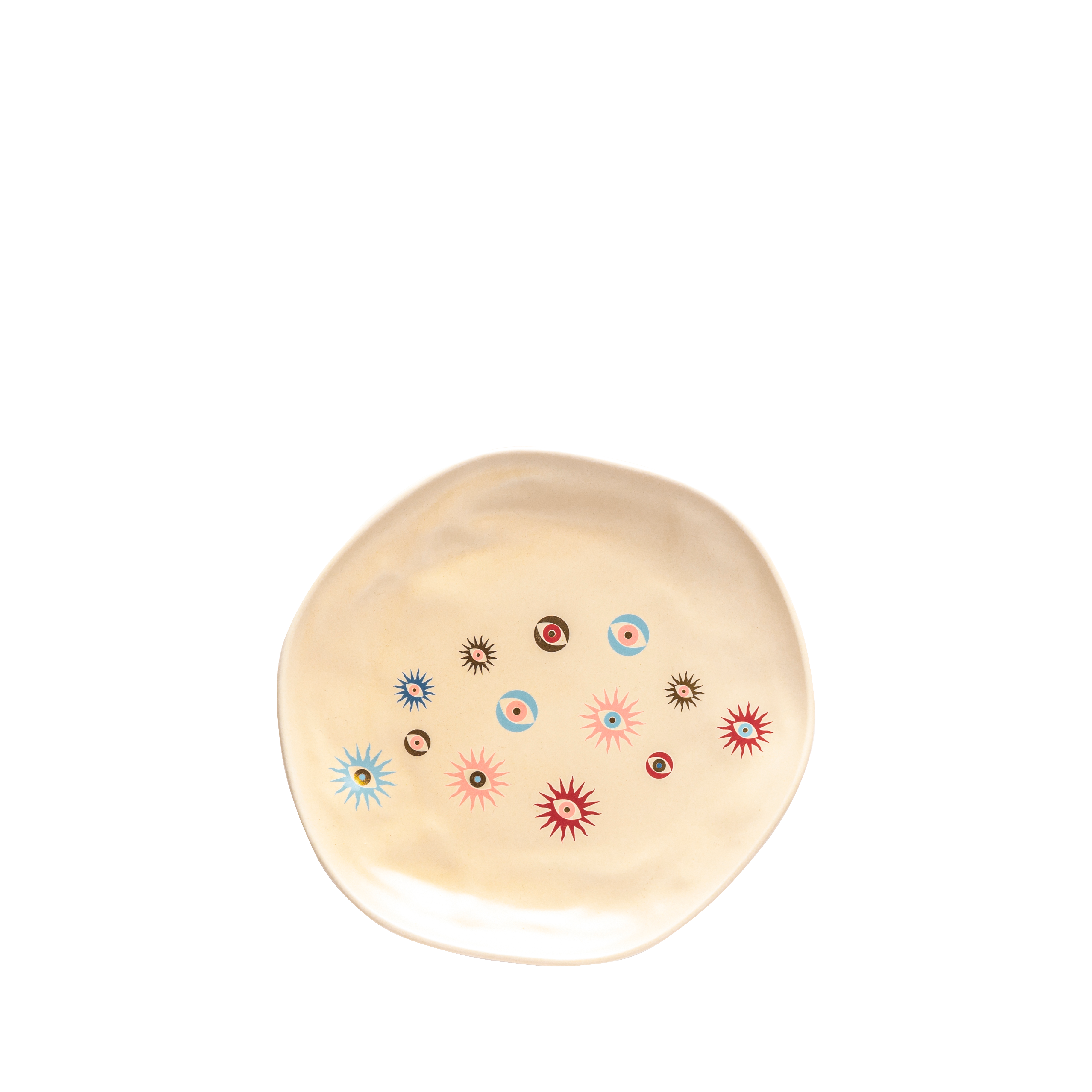 Summer gaze organic dessert set - 6 pieces - Fathy Mahmoud Porcelain 