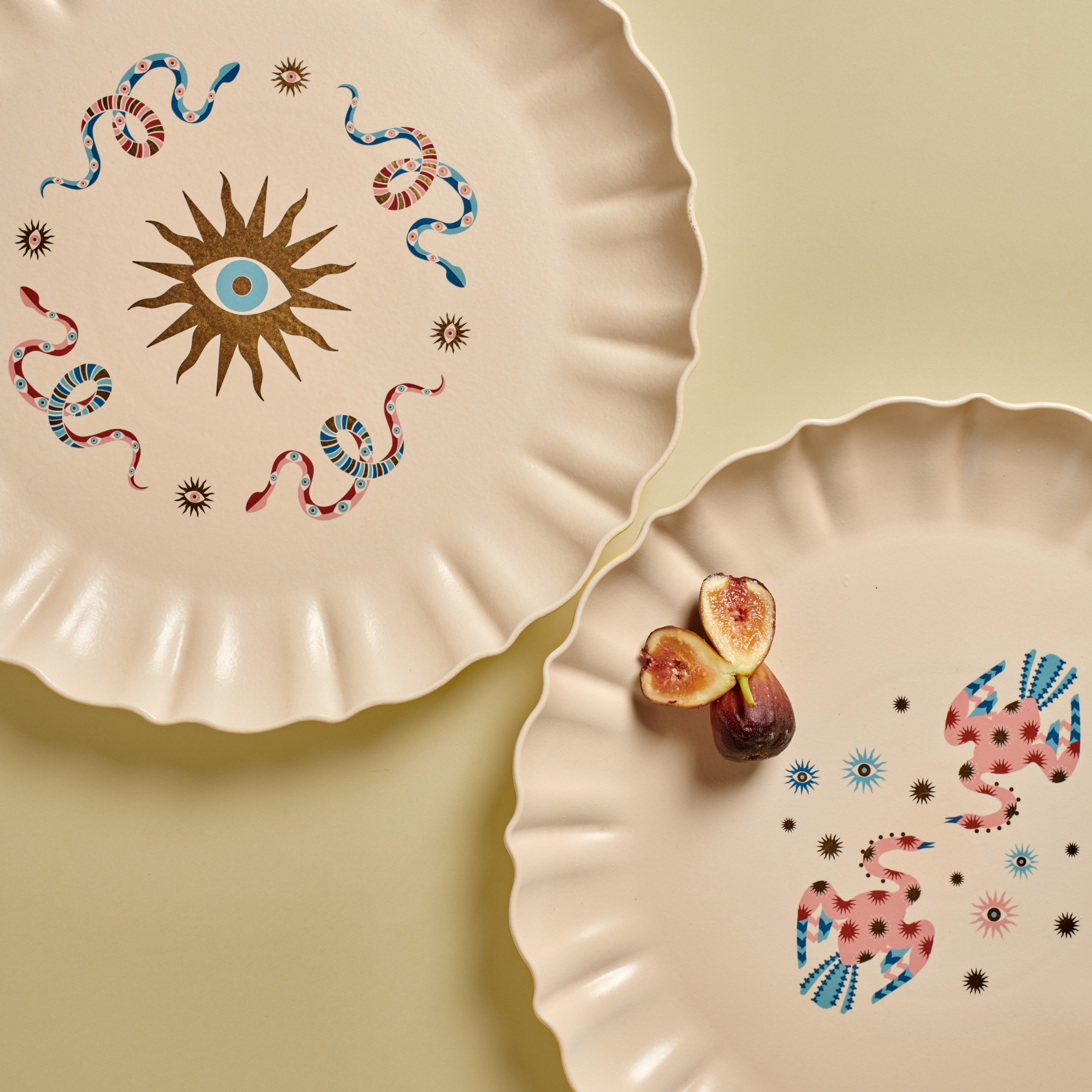 The eyes serving bowl - Fathy Mahmoud Porcelain 