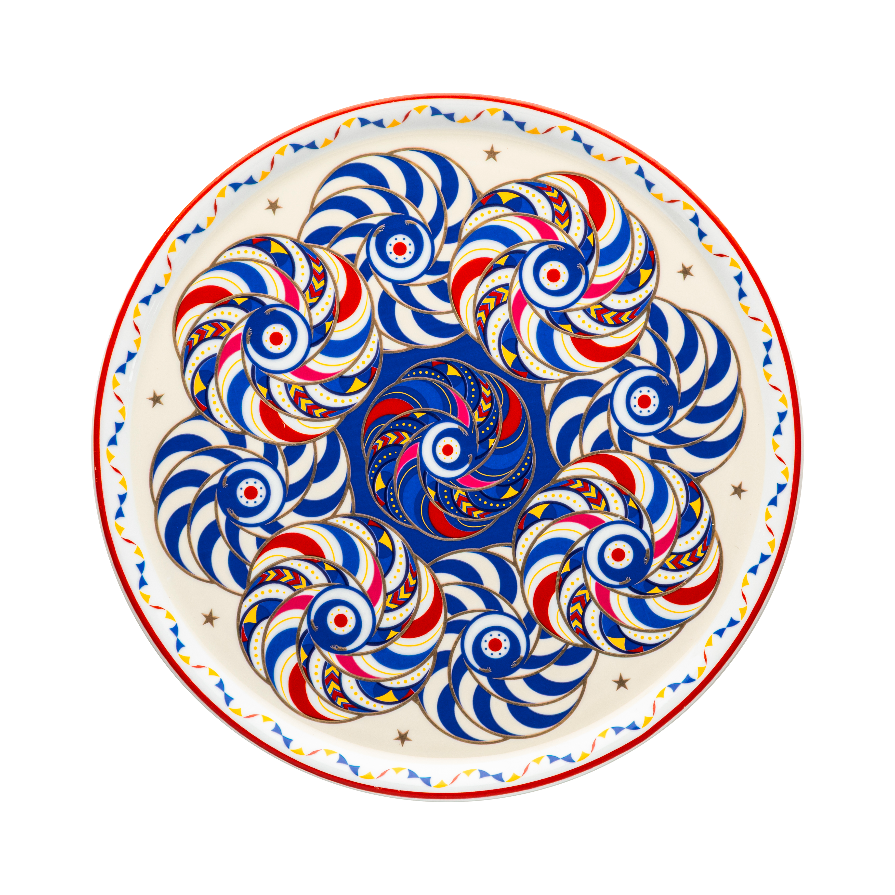 Tannoura coffee set - 9 pieces - Fathy Mahmoud Porcelain 