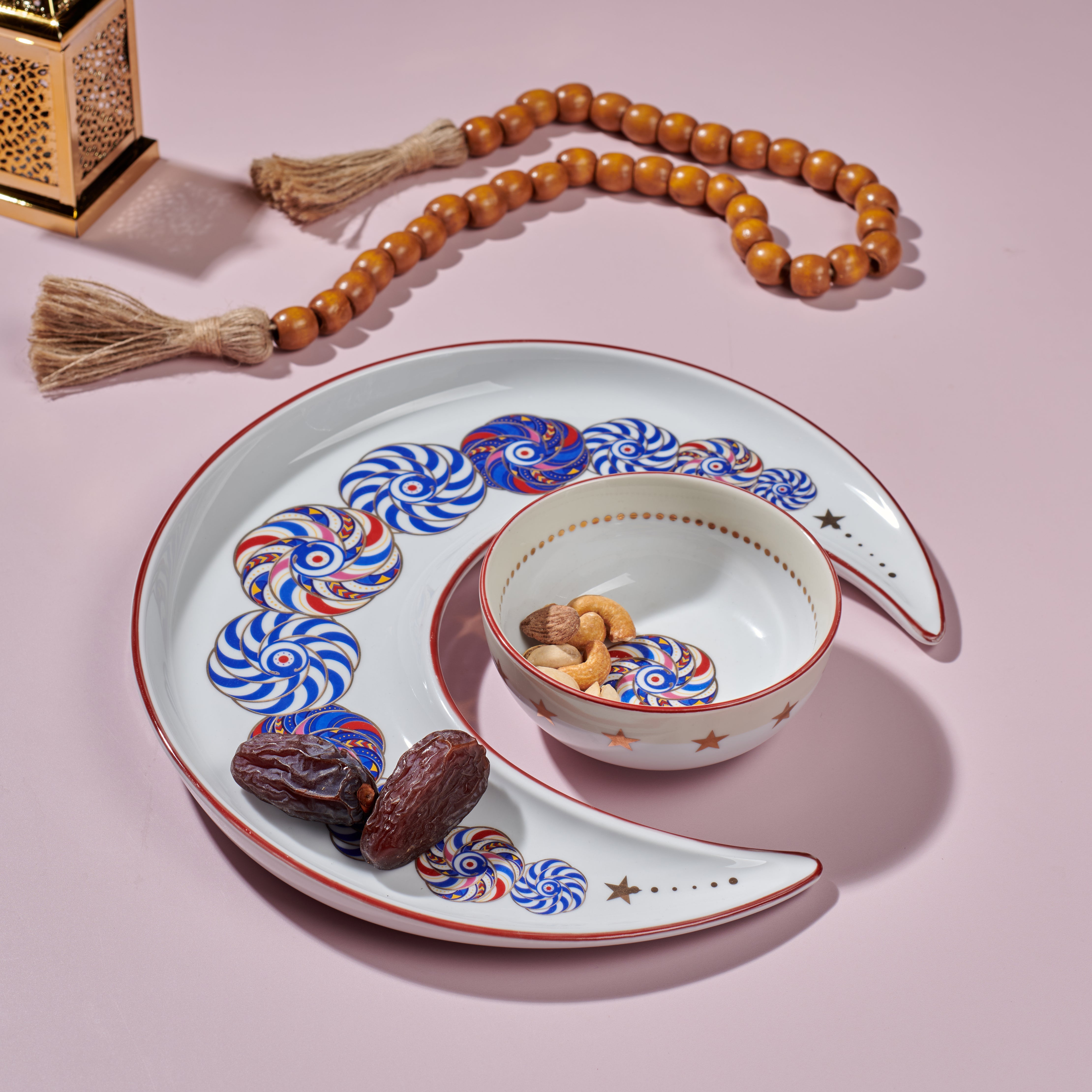 Tannoura crescent set - Fathy Mahmoud Porcelain 