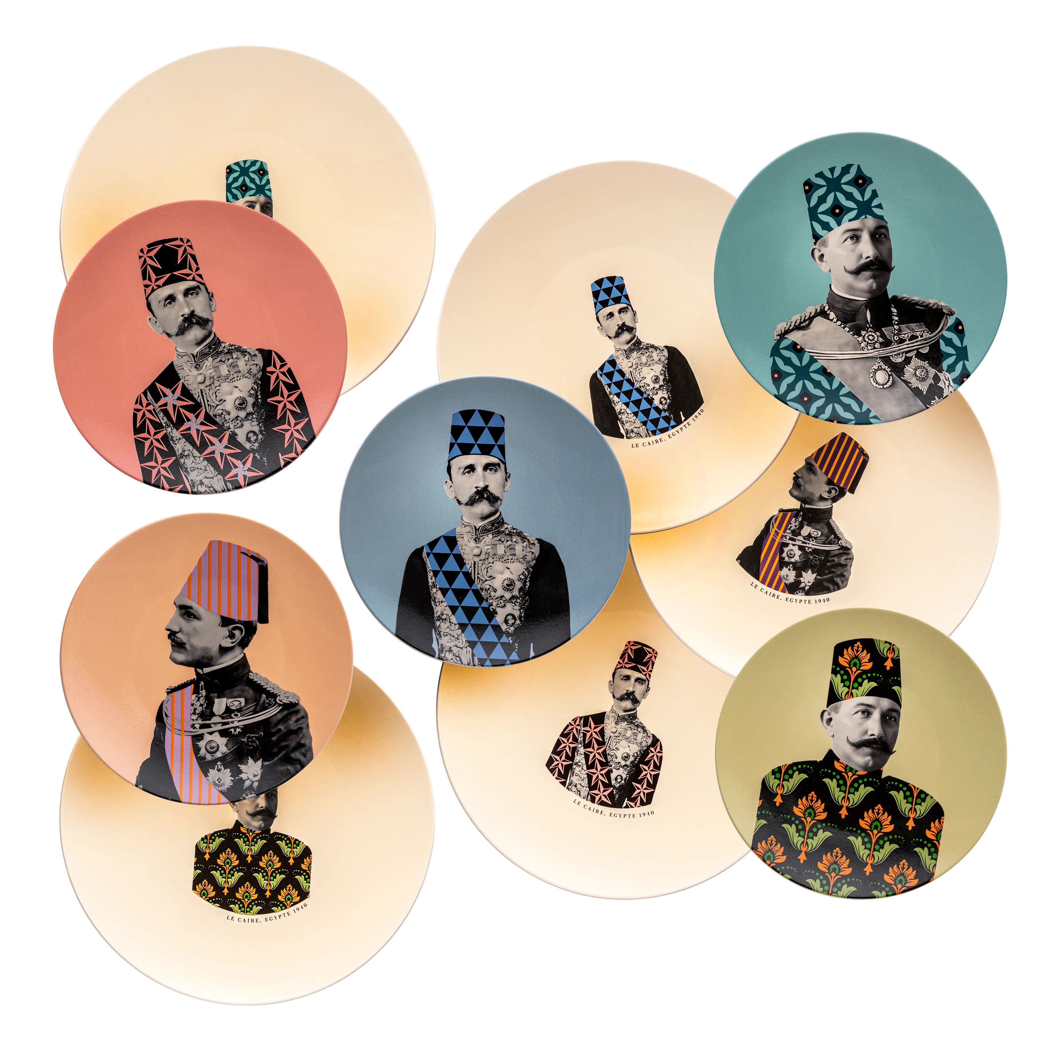 The effendi - 10 pieces - Fathy Mahmoud Porcelain 