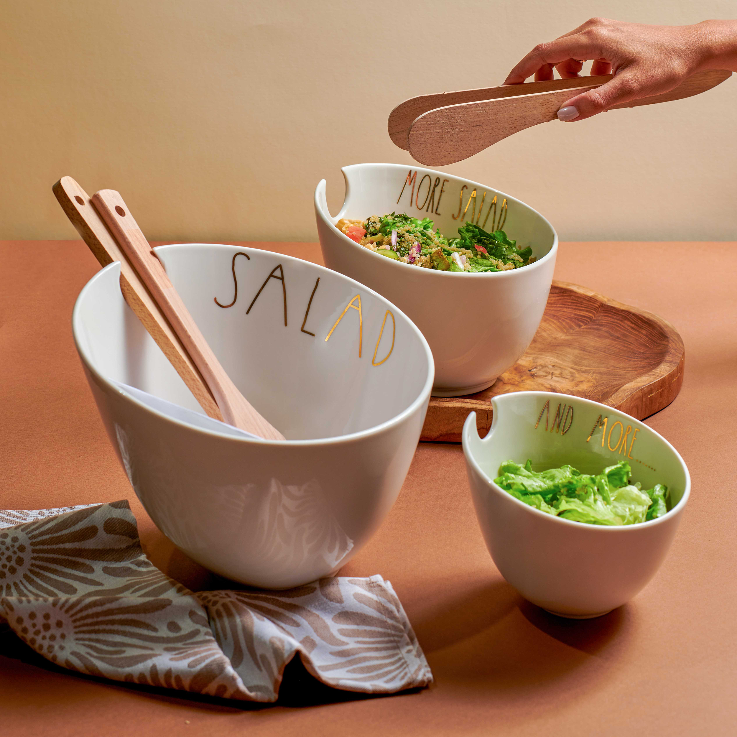 Trio Salad - 3 Pc - Fathy Mahmoud Porcelain 