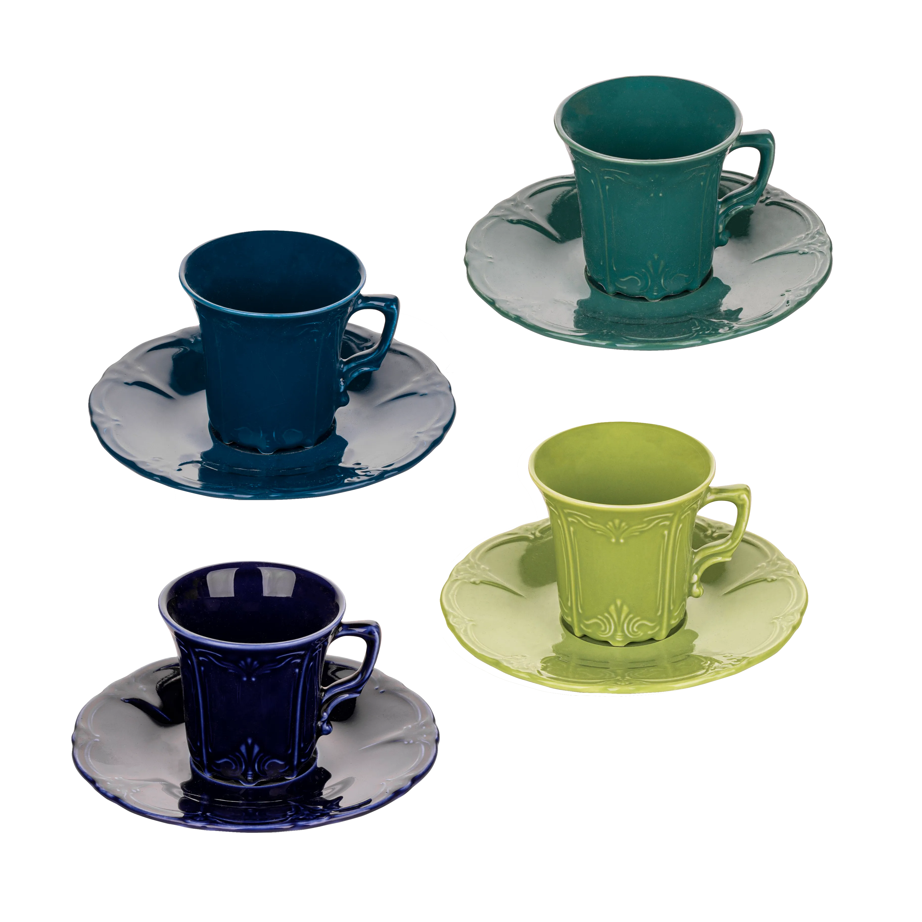 Twilight Coffee - 8 Pc - Fathy Mahmoud Porcelain 