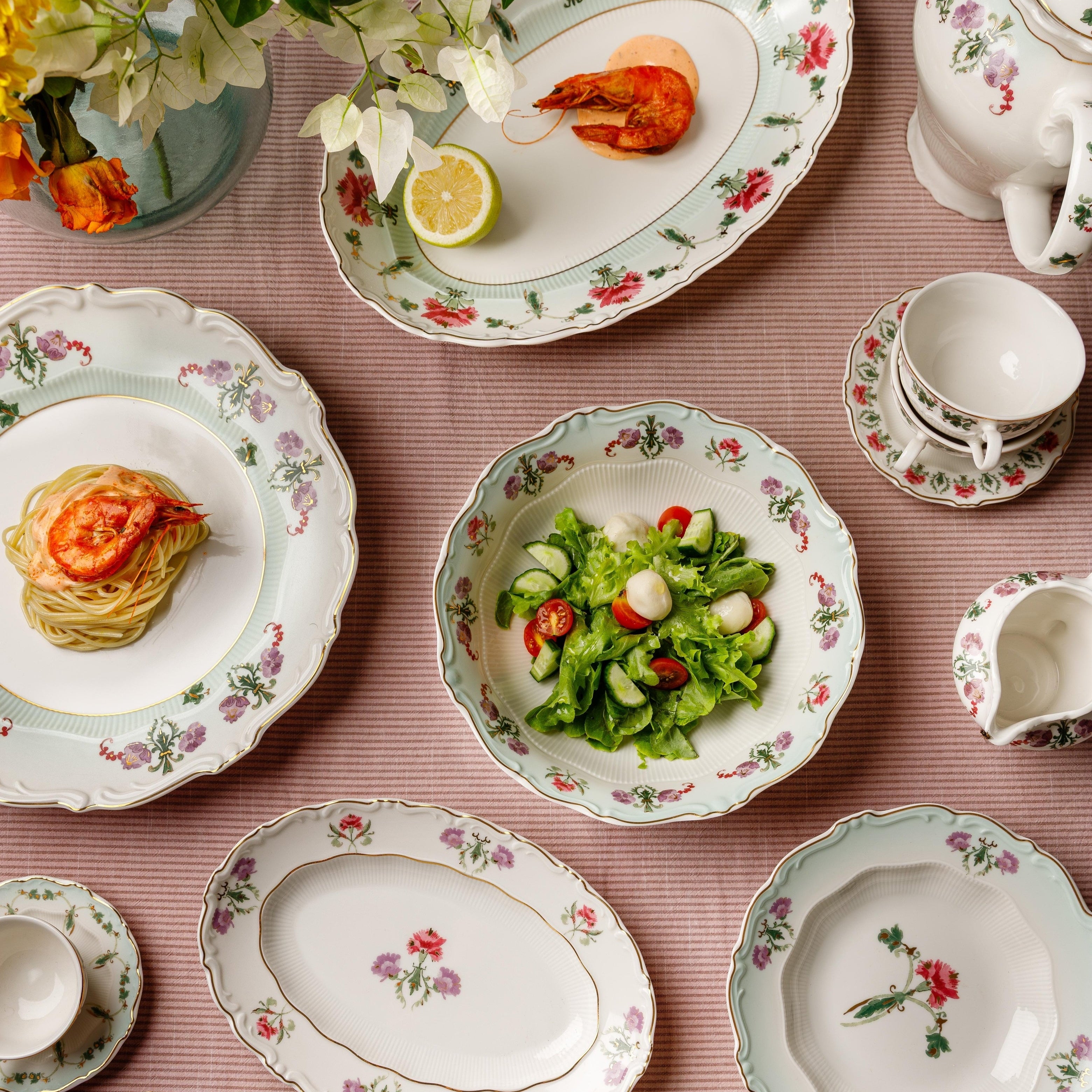 Val De Loire - 110 Pieces - Fathy Mahmoud Porcelain 