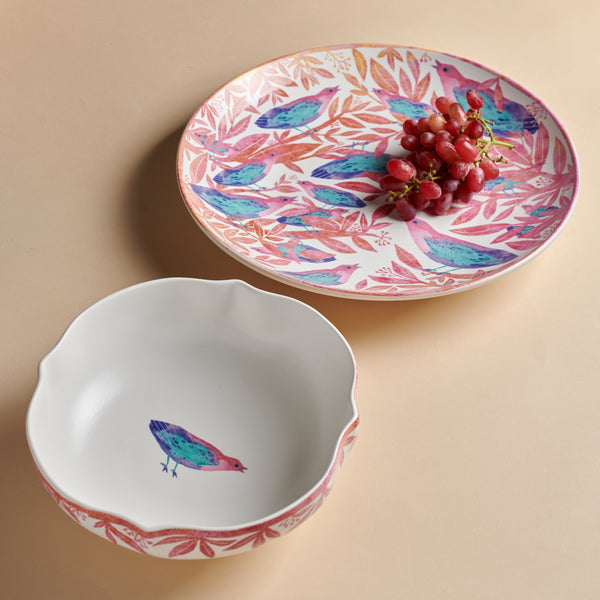 Watercolor bird - twinge bowl