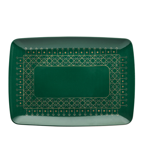 Weaves trays green - 3 pieces