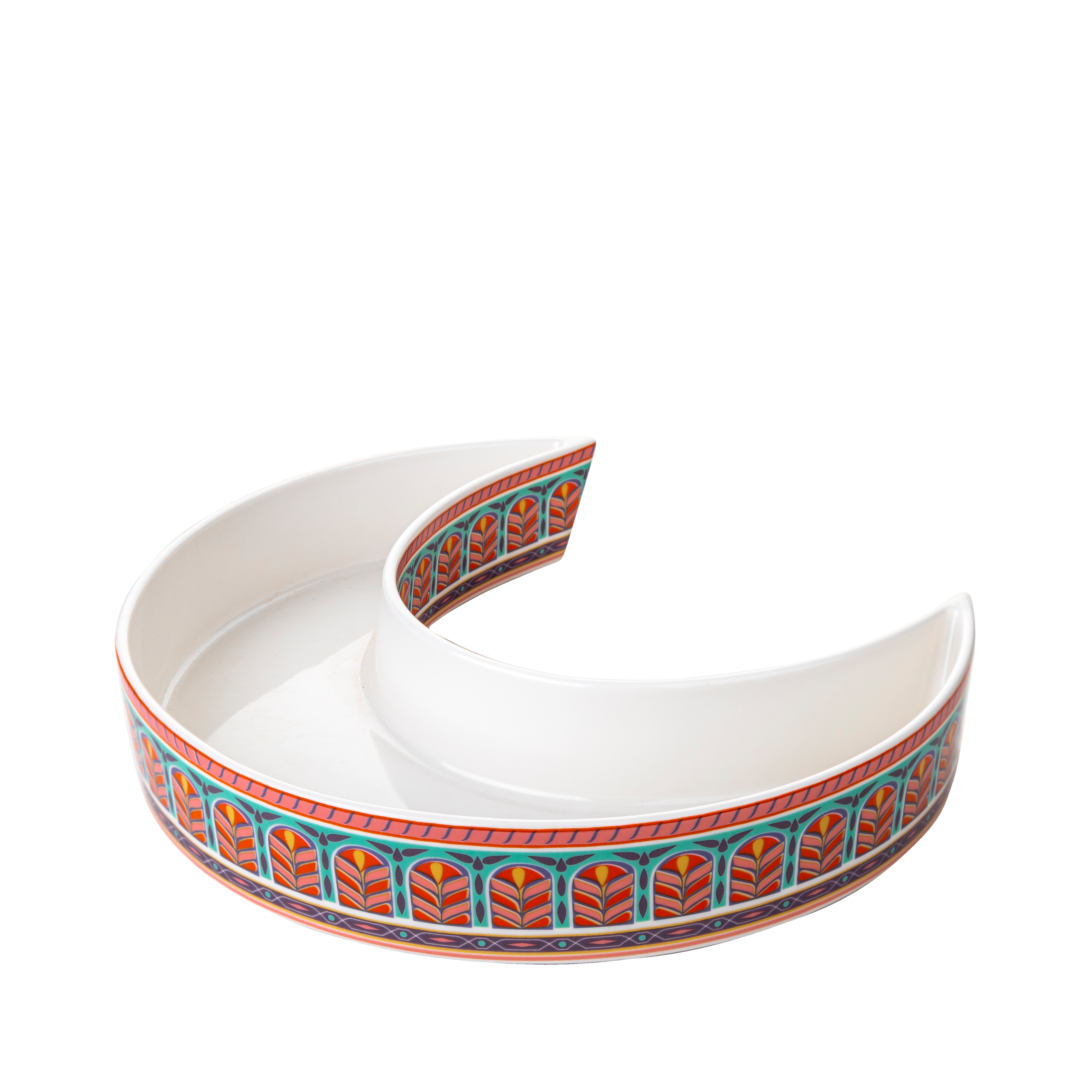 Khayameya crescent set - 2 pieces - Fathy Mahmoud Porcelain 