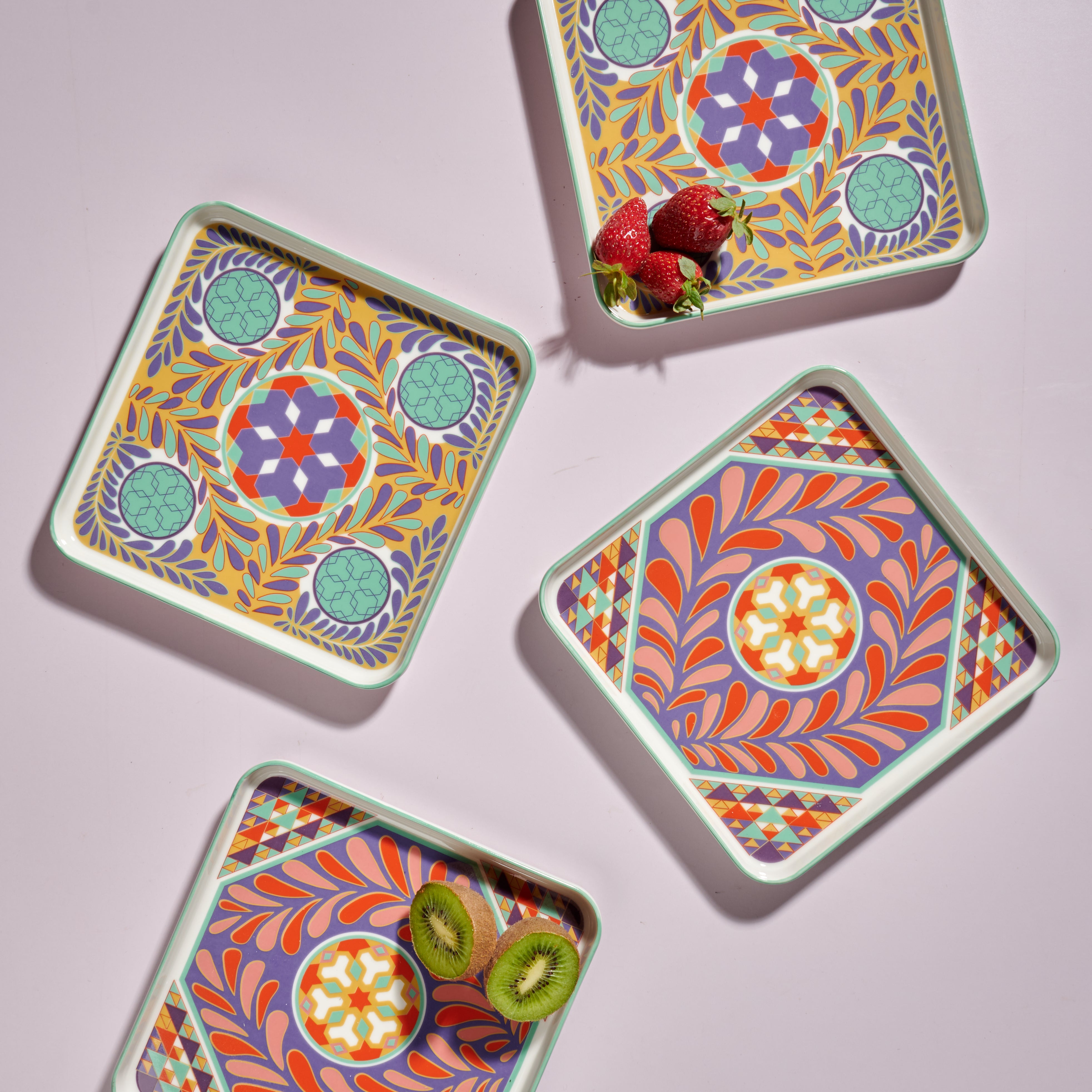 Khayameya dessert set - 6 pieces - Fathy Mahmoud Porcelain 